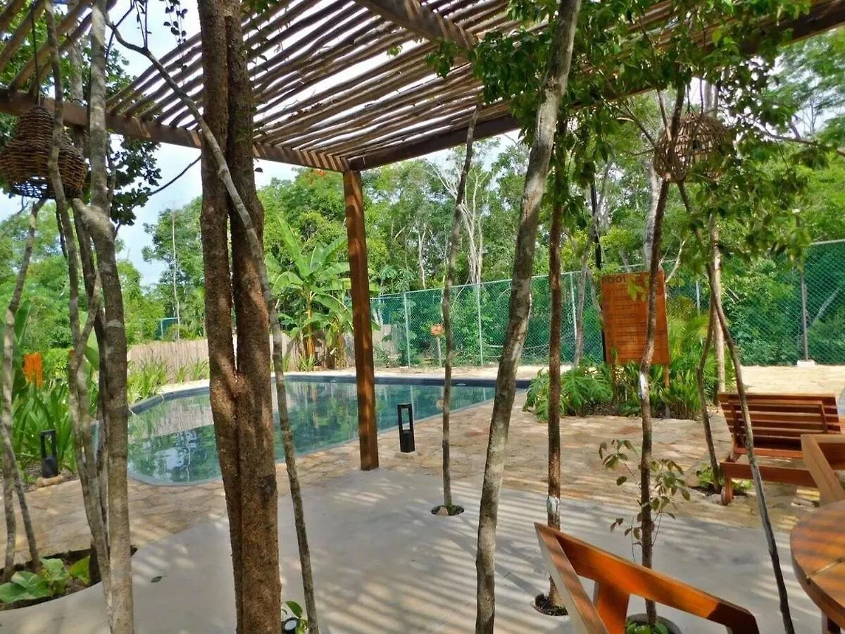 Amplio Depto. C/Terraza Privada + Hermosa Piscina Tulum 0*,  Mexico